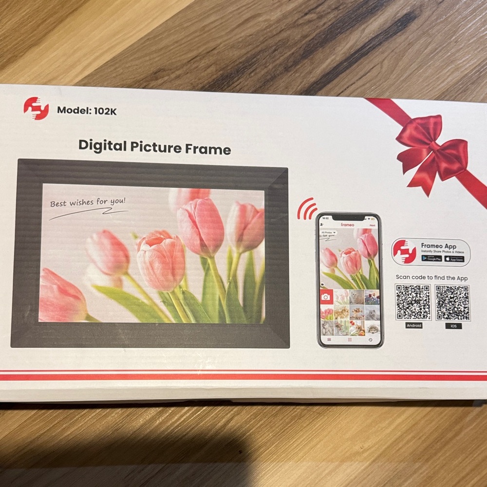 Digital Picture Frame with App Connectivity